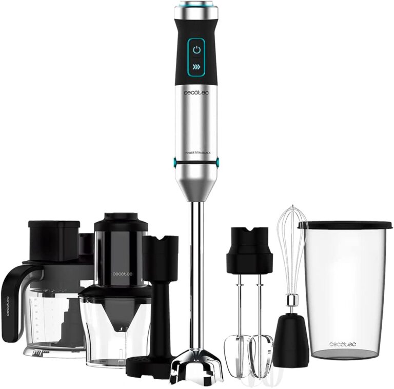 Cecotec Batidora de mano Power TitanBlack 1500 XL