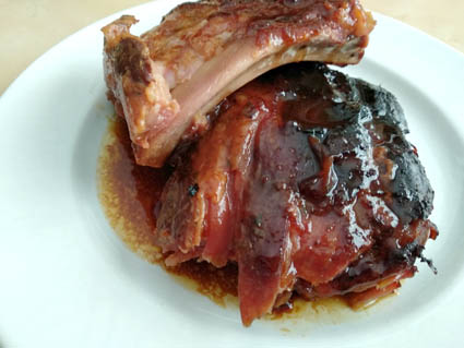 Costillas a la barbacoa en CrockPot