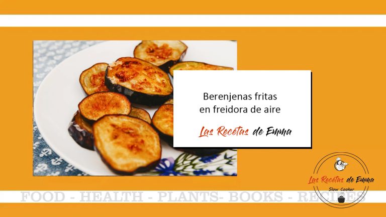 Berenjenas fritas en freidora de aire