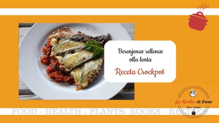 Berenjenas rellenas en Crockpot
