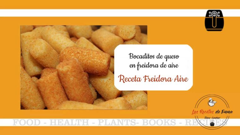 Bocaditos de queso en freidora de aire Cosori