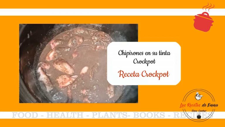 Calamares o Chipirones en su tinta en Crockpot