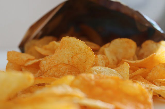 Patatas chips caseras