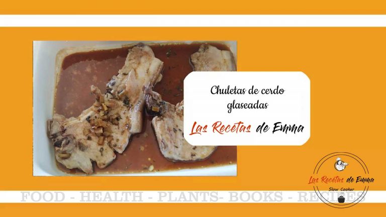 Chuletas de cerdo al horno glaseadas