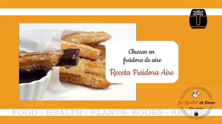 receta para hacer Churros en freidora de aire