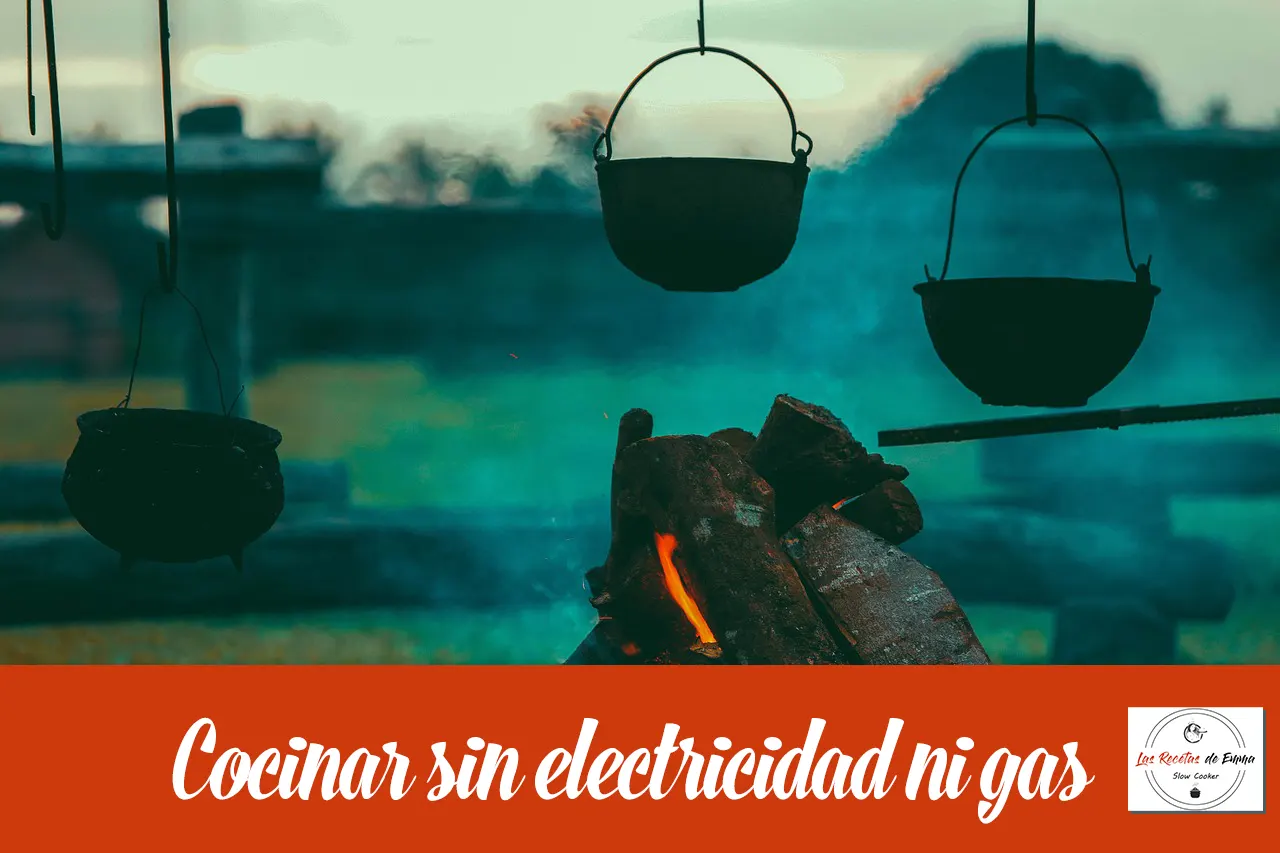 cocinar sin gas ni electricidad