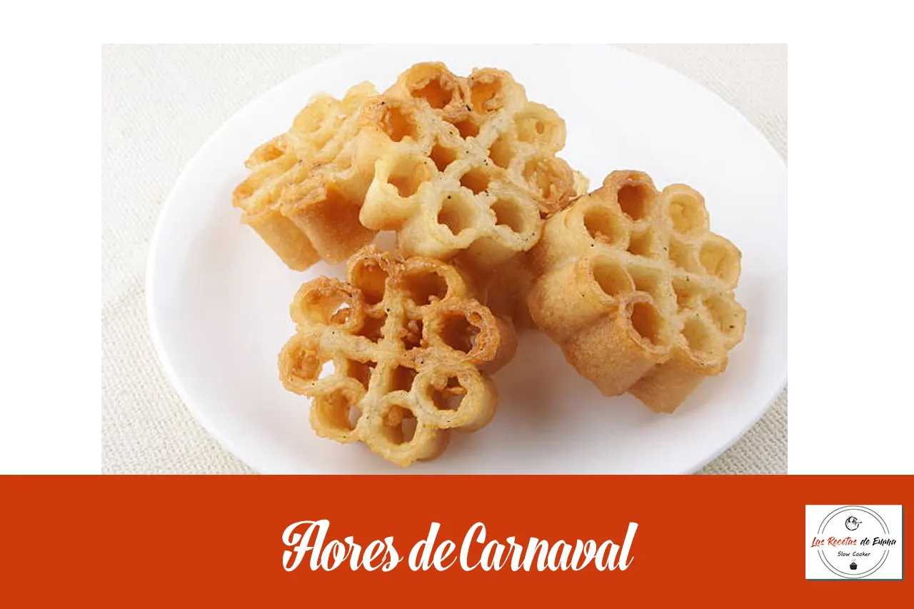 Descubre la receta de flores de carnaval