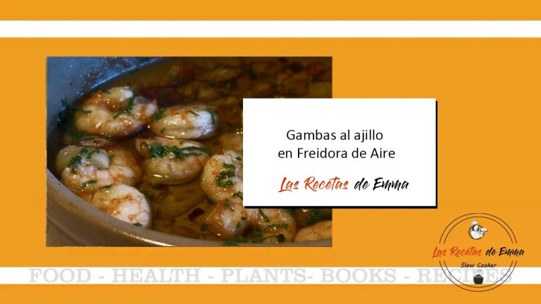 Gambas al ajillo en Freidora de aire