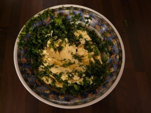 Mantequilla de hierbas