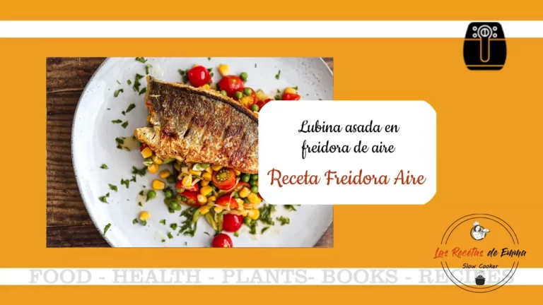 Lubina en freidora de aire