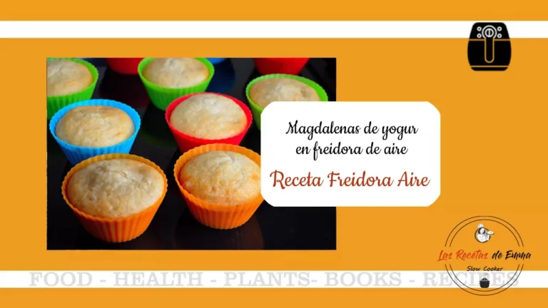 Magdalenas de yogur en freidora de aire
