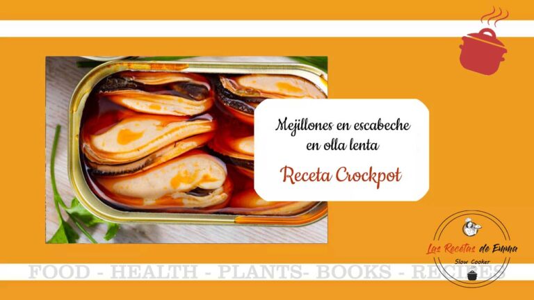 Mejillones en escabeche en Crockpot
