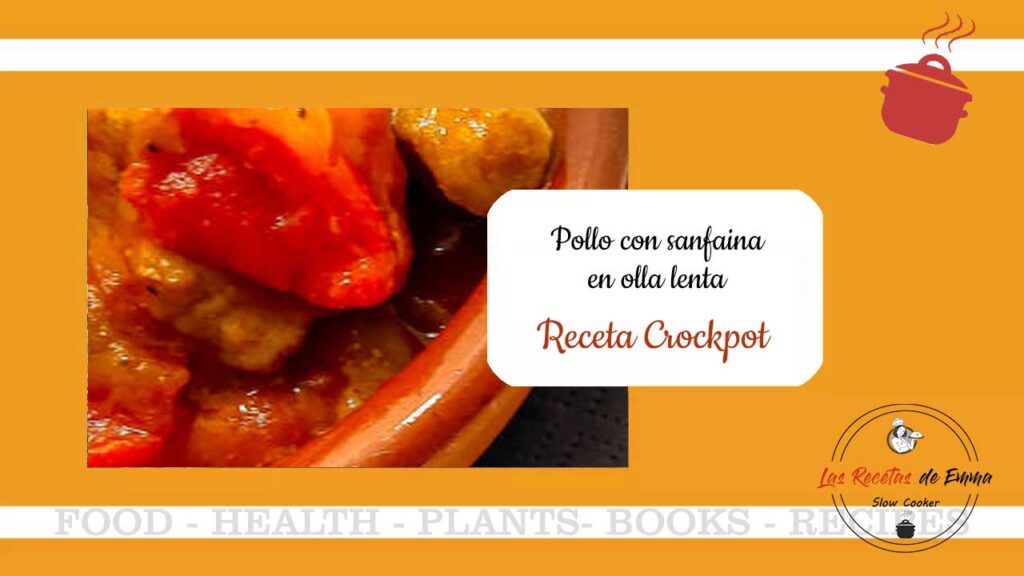 Pollo con sanfaina en CrockPot